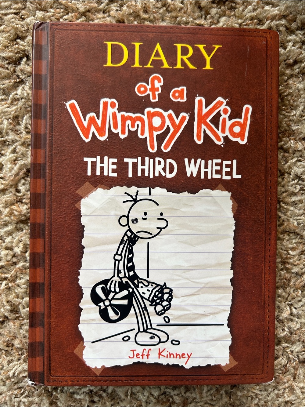 Diary of a Wimpy Kid The Third Wheel - Brown Cover